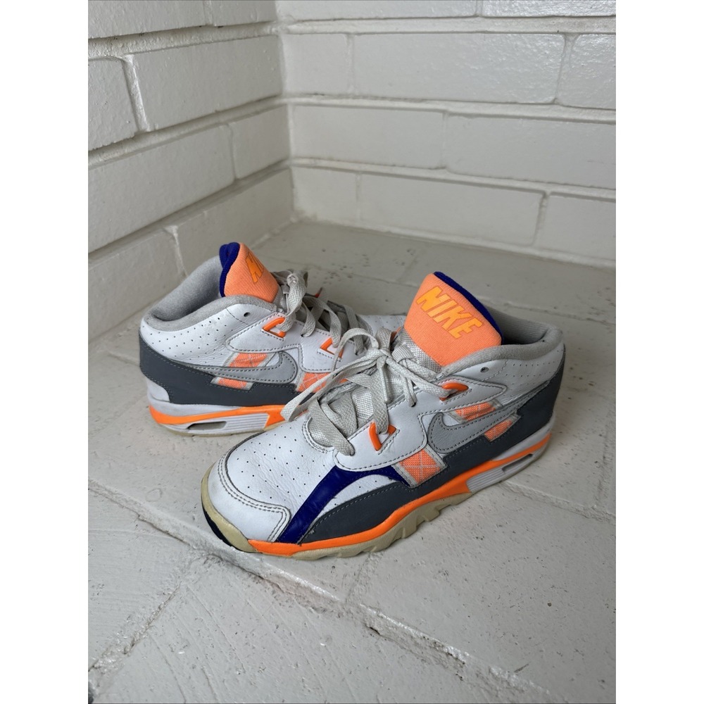 Nike Air Trainer SC High Auburn White Orange Grey - DV2353-100 Size 3Y